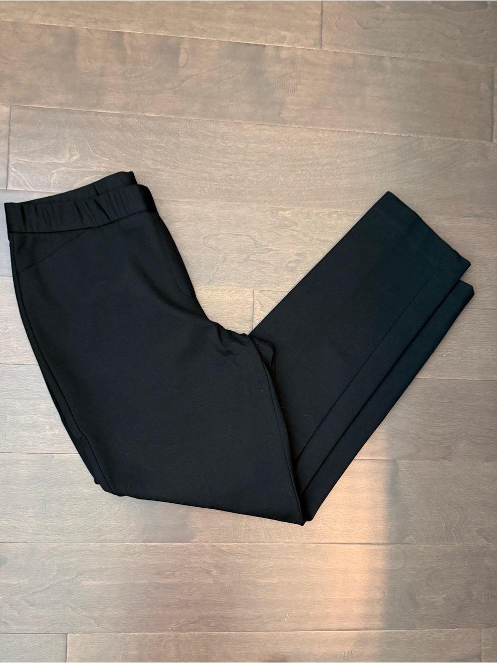 NWOT J. Jill Women's Straight Slim Leg Ponte Pants Black Medium